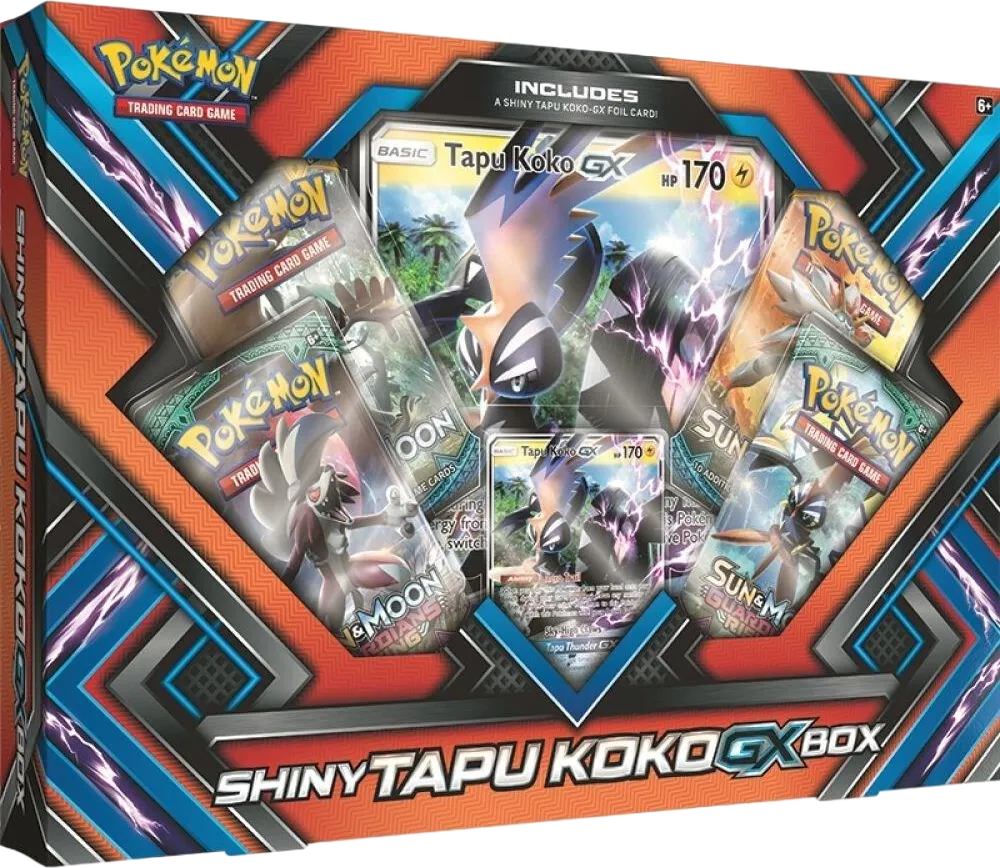 Coffret Shiny Tokorico GX — SM - Guardians Rising — Pokemon
