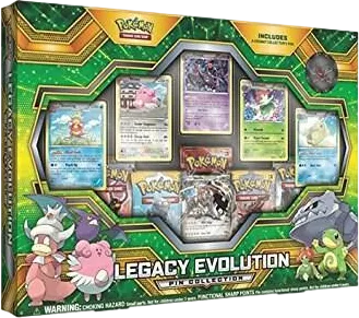 Legacy Evolution Pin Collection — SM Base Set — Pokemon