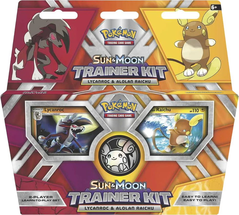 Sun & Moon Trainer Kit: Lycanroc & Alolan Raichu — SM Trainer Kit: Lycanroc & Alolan Raichu — Pokemon