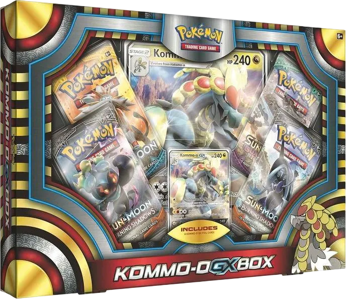 Kommo-o GX Box — SM - Burning Shadows — Pokemon