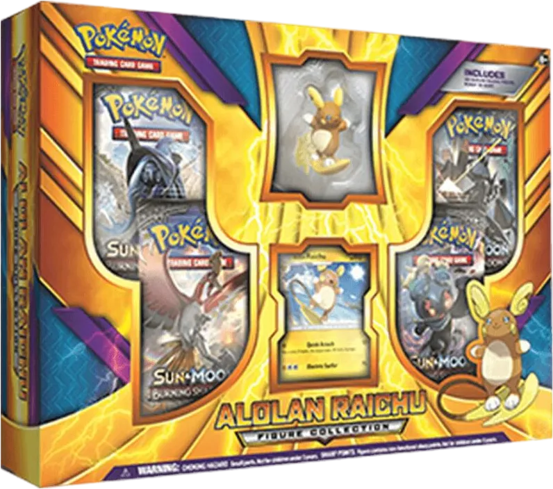 Alolan Raichu Figure Collection — SM - Burning Shadows — Pokemon