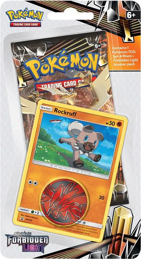 Forbidden Light Single Pack Blister [Rockruff] — SM - Forbidden Light — Pokemon