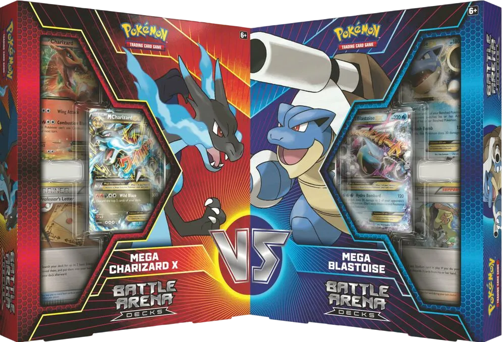 Deck Arène de combat Méga-Tortank et Méga-Dracaufeu X — SM - Celestial Storm — Pokemon