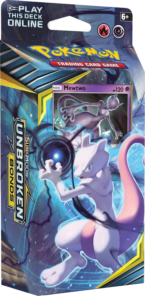 Unbroken Bonds Battle Minds Theme Deck - [Mewtwo] — SM - Unbroken Bonds — Pokemon
