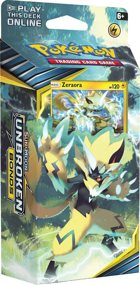 Unbroken Bonds Lightning Loop Theme Deck - [Zeraora] — SM - Unbroken Bonds — Pokemon