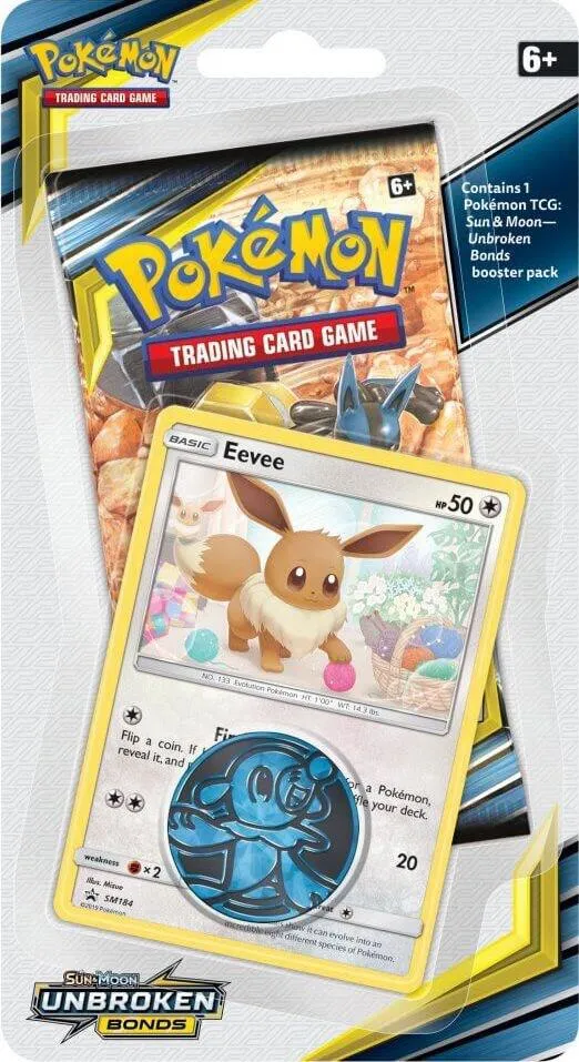 Unbroken Bonds Single Pack Blister [Eevee] — SM - Unbroken Bonds — Pokemon