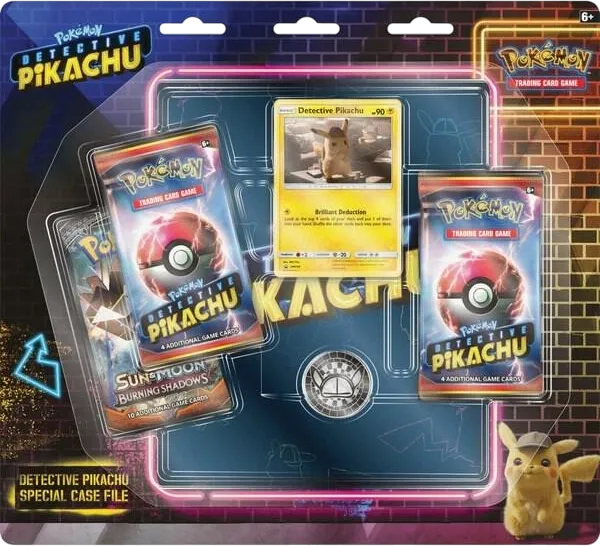 Detective Pikachu Special Case File - 3 Pack Booster Blister — Detective Pikachu — Pokemon