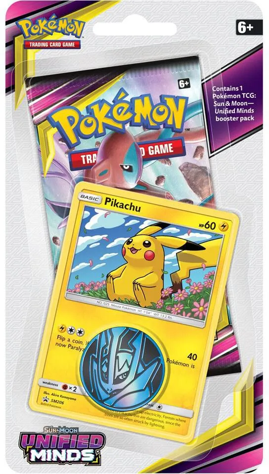 Unified Minds Single Pack Blister [Pikachu] — SM - Unified Minds — Pokemon