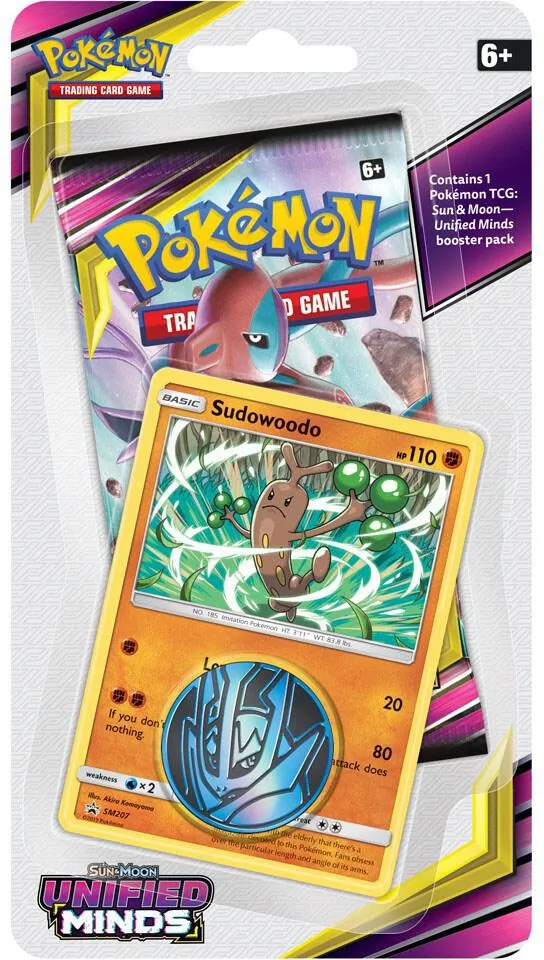 Unified Minds Single Pack Blister [Sudowoodo] — SM - Unified Minds — Pokemon