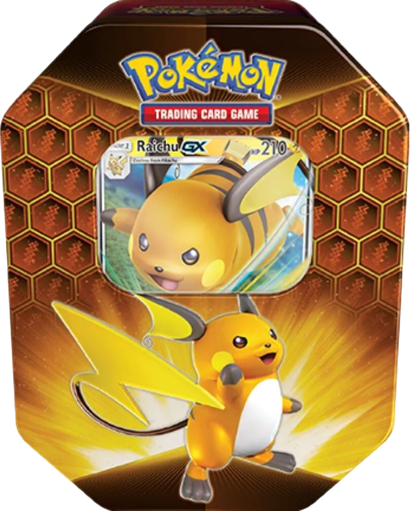 Hidden Fates Tin [Raichu GX] — Hidden Fates — Pokemon