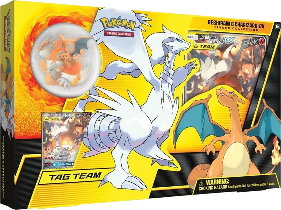 Reshiram & Charizard GX Figure Collection — SM - Unbroken Bonds — Pokemon