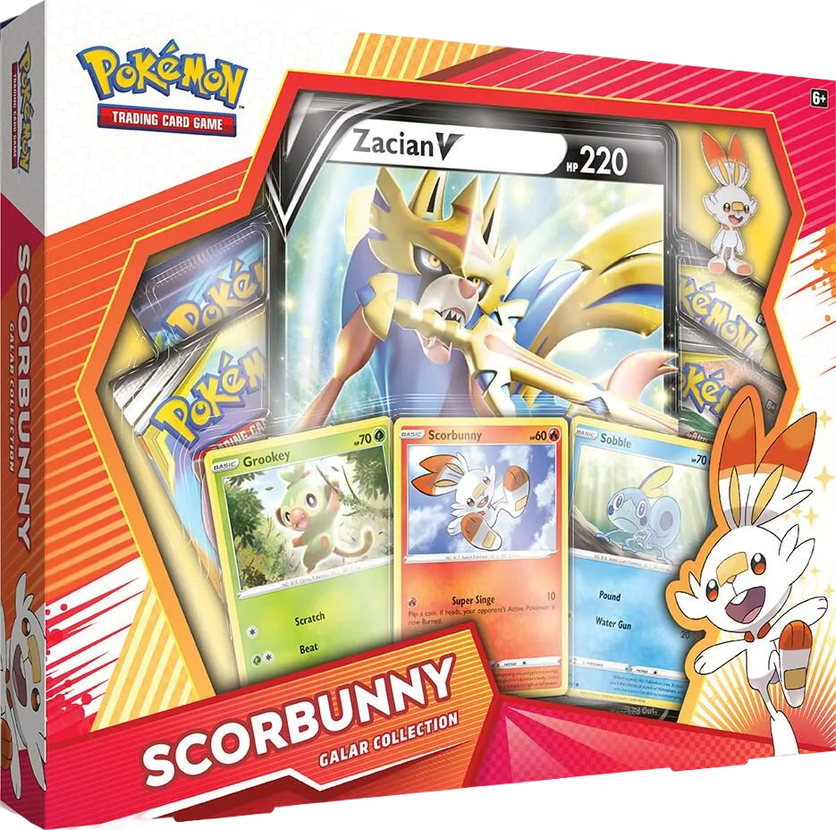 Collection Galar : Flambino avec Zacian-V — Miscellaneous Cards & Products — Pokemon