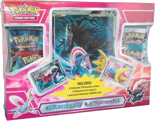 Clash of Legends Box - Darkrai & Cresselia Legend — Miscellaneous Cards & Products — Pokemon