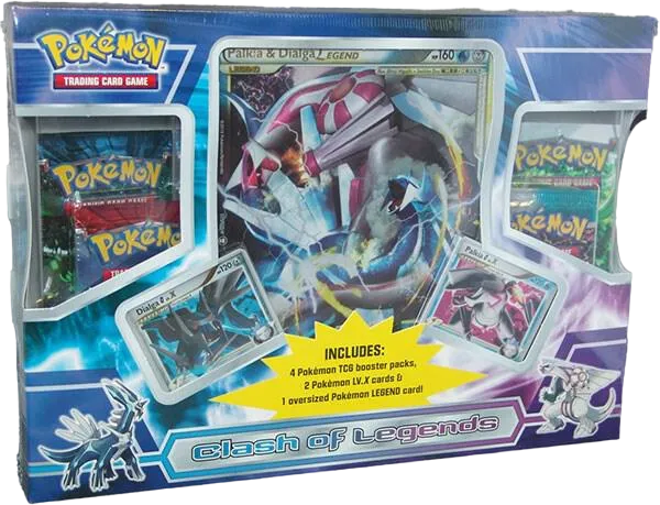 Clash of Legends Box - Dialga & Palkia Legend — Miscellaneous Cards & Products — Pokemon