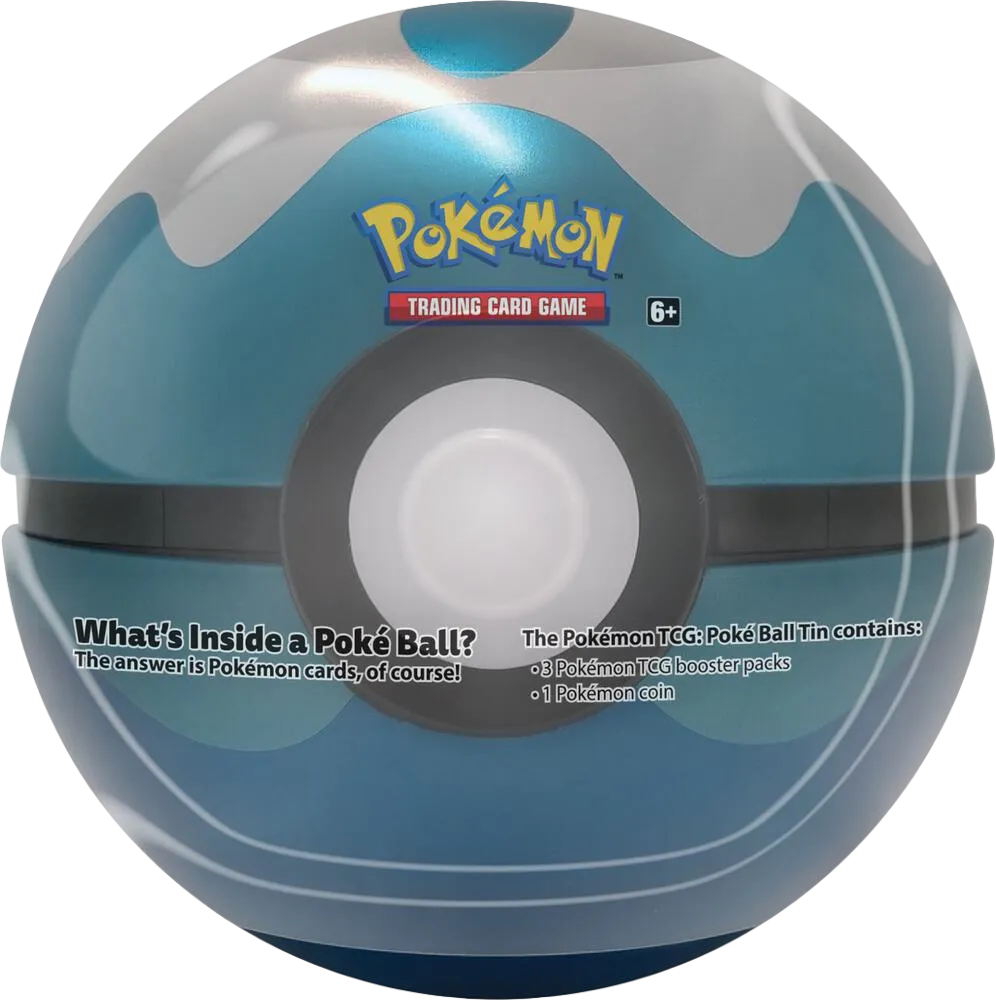 Pokemon - Poke Ball Tin - Dive Ball — Miscellaneous Cards & Products — Pokemon