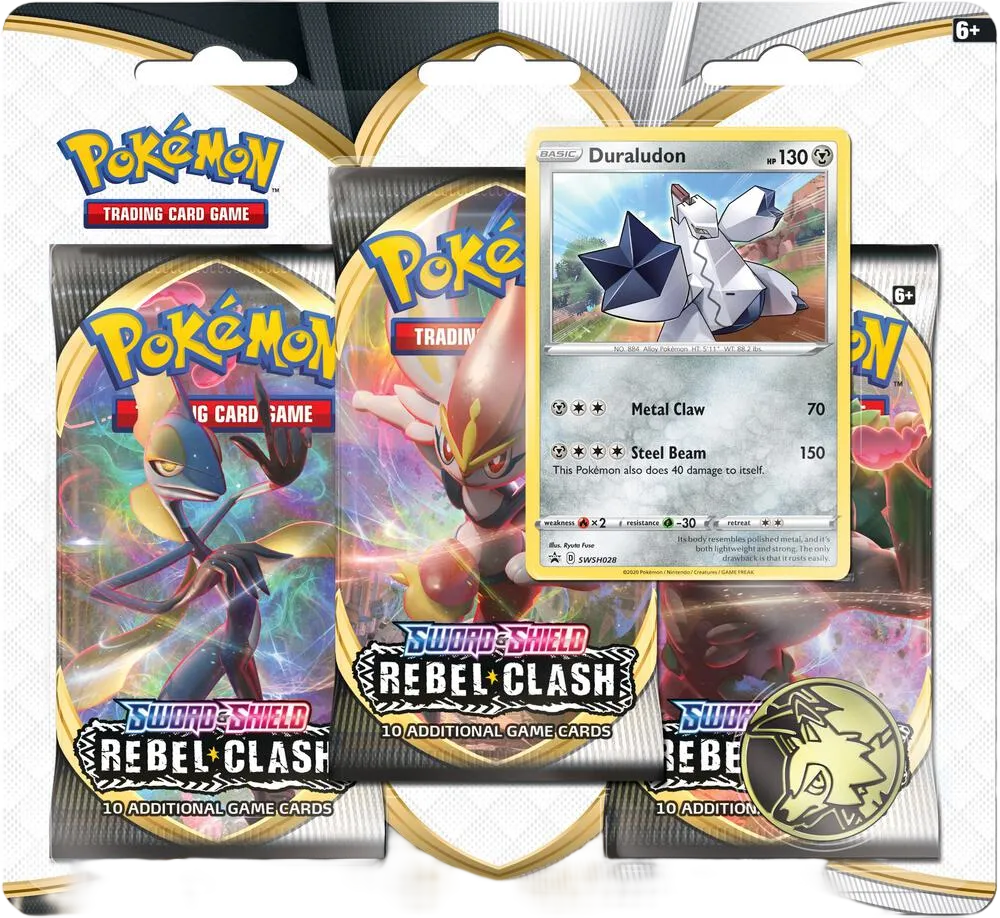 Tripack Clash des Rebelles : Duralugon — SWSH02: Rebel Clash — Pokemon