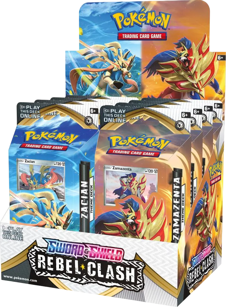 Display de Decks à thème Clash des Rebelles — SWSH02: Rebel Clash — Pokemon