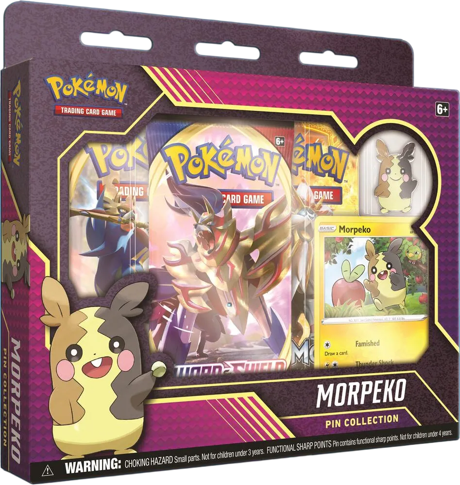 Morpeko Pin Collection — SWSH01: Sword & Shield Base Set — Pokemon
