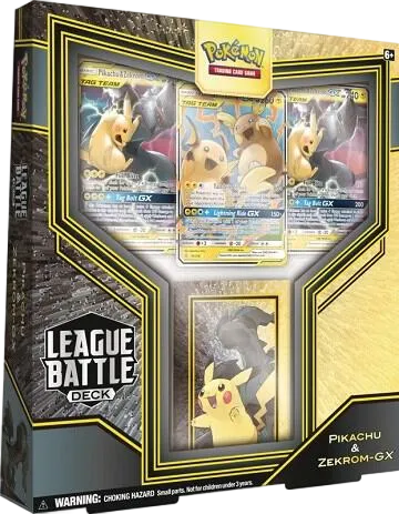 League Battle Decks [Pikachu & Zekrom GX] — Miscellaneous Cards & Products — Pokemon