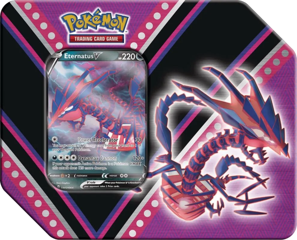 V Powers Tin [Eternatus V] — Miscellaneous Cards & Products — Pokemon