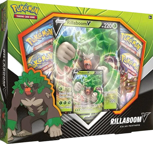 Galar Partners Box [Rillaboom V] — SWSH01: Sword & Shield Base Set — Pokemon