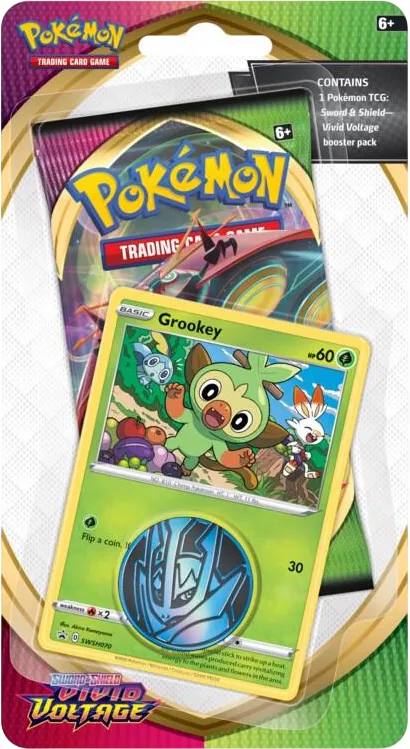 Vivid Voltage Single Pack Blister [Grookey] — SWSH04: Vivid Voltage — Pokemon