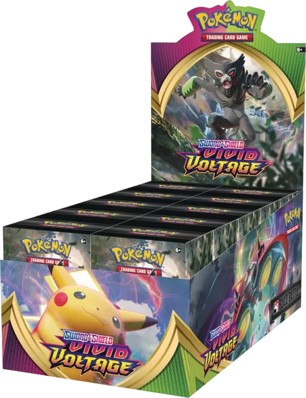 Vivid Voltage Build & Battle Box Display — SWSH04: Vivid Voltage — Pokemon