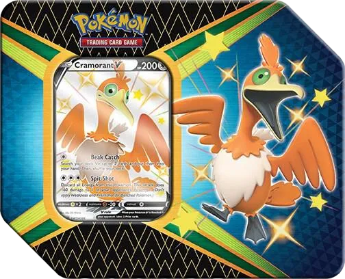 Shining Fates V Tin [Cramorant V] — Shining Fates — Pokemon