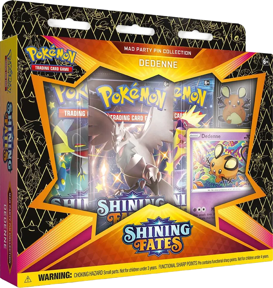 Shining Fates Mad Party Pin Collection [Dedenne] — Shining Fates — Pokemon