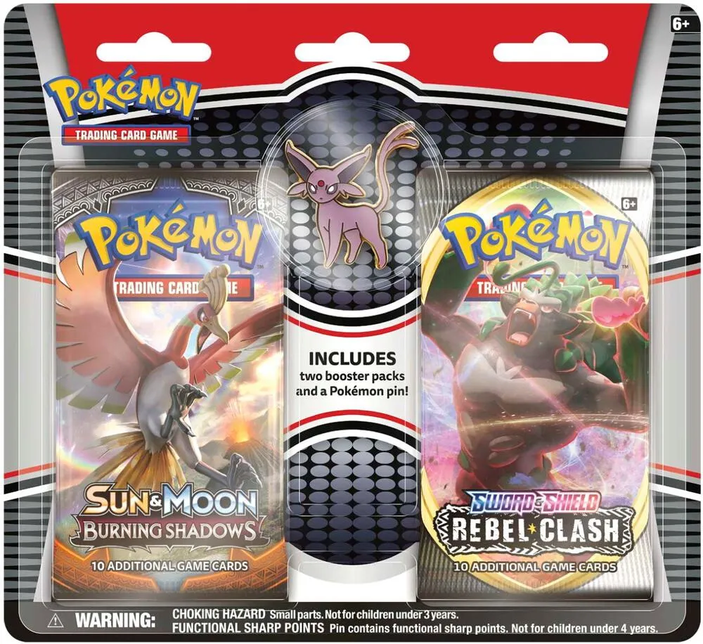 Collector's Pin Two Pack Blisters [Espeon] — Miscellaneous Cards & Products — Pokemon