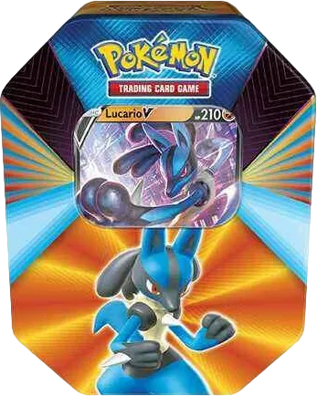 V Forces Tin [Lucario V] — Miscellaneous Cards & Products — Pokemon