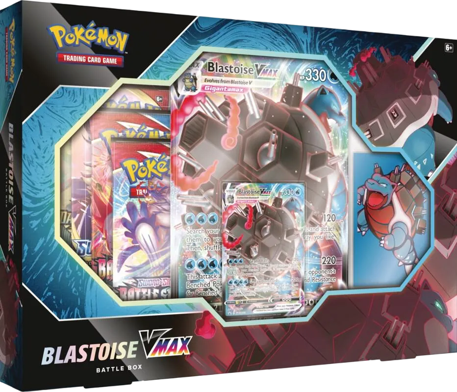 Blastoise VMAX Battle Box — Miscellaneous Cards & Products — Pokémon
