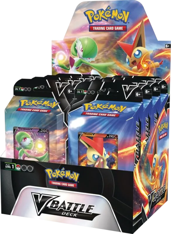 Display de Decks de combat Victini-V / Gardevoir-V — Miscellaneous Cards & Products — Pokemon