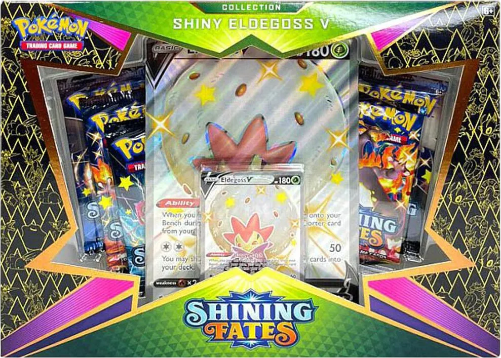 Shining Fates Collection [Shiny Eldegoss V] — Shining Fates — Pokemon