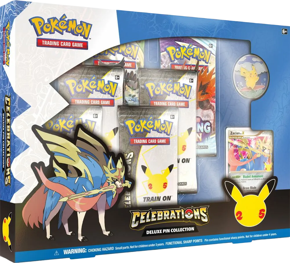 Deluxe Pin Collection Célébrations : Zacian LV.X — Celebrations — Pokémon