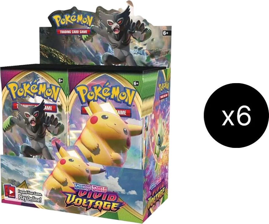 Vivid Voltage Booster Box Case — SWSH04: Vivid Voltage — Pokemon