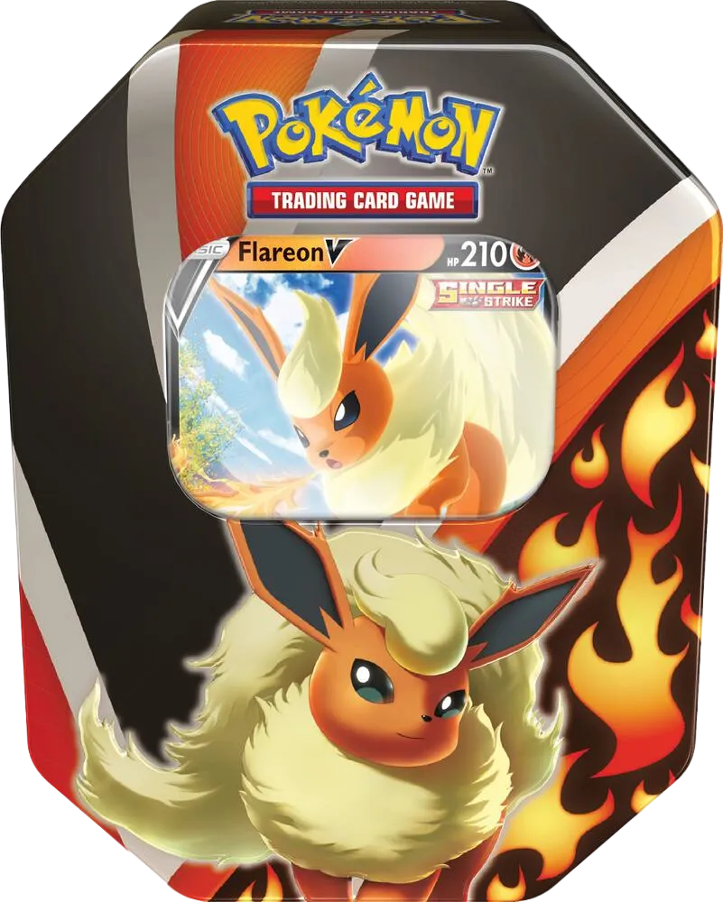 Eevee Evolutions Tin [Flareon V] — Miscellaneous Cards & Products — Pokemon