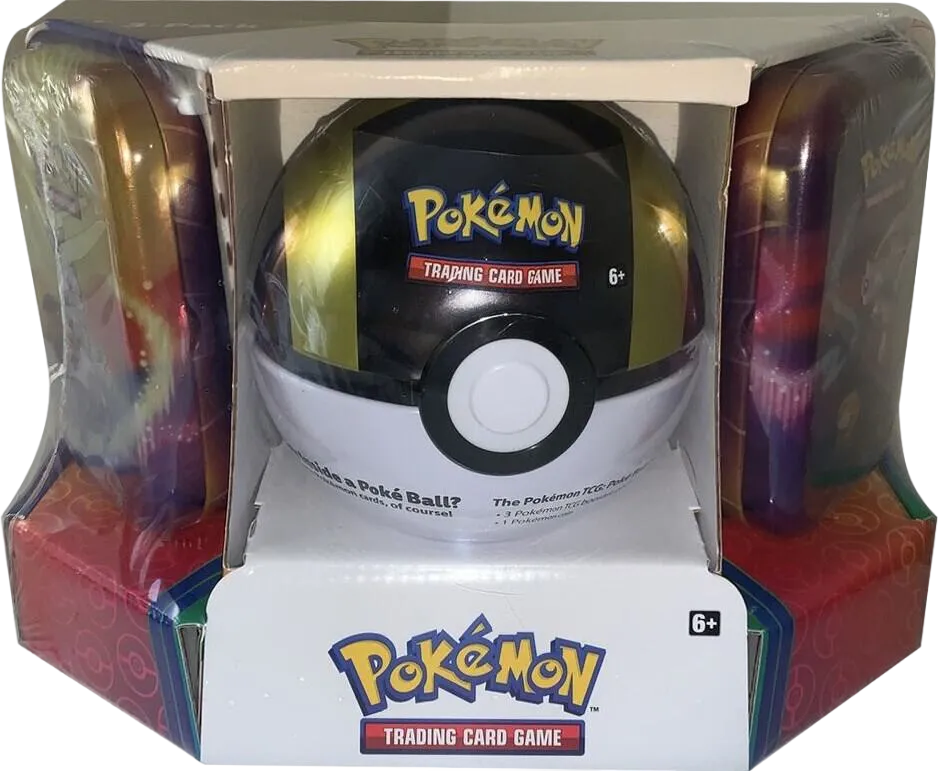Pokemon - Poke Ball Tin + 2 Kanto Power Mini Tins - Ultra Ball — Miscellaneous Cards & Products — Pokemon