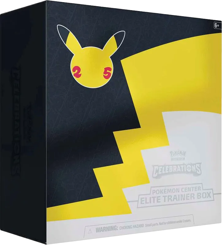 Celebrations Pokemon Center Elite Trainer Box (Exclusive) — Celebrations — Pokemon