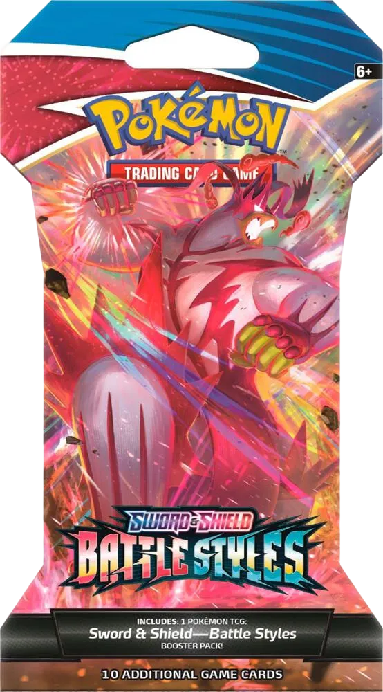 Battle Styles Sleeved Booster Pack — SWSH05: Battle Styles — Pokemon