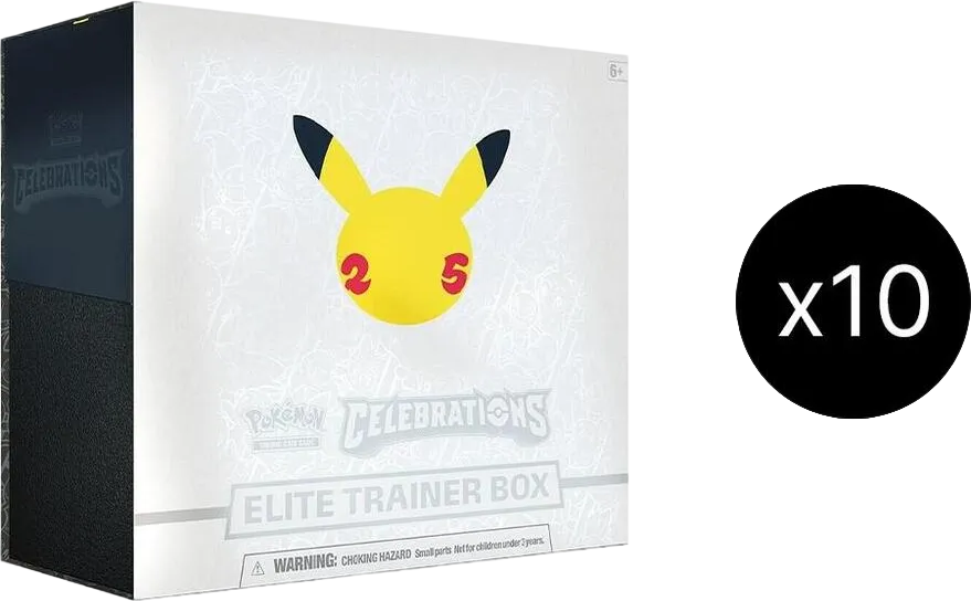 Celebrations Elite Trainer Box Case — Celebrations — Pokemon