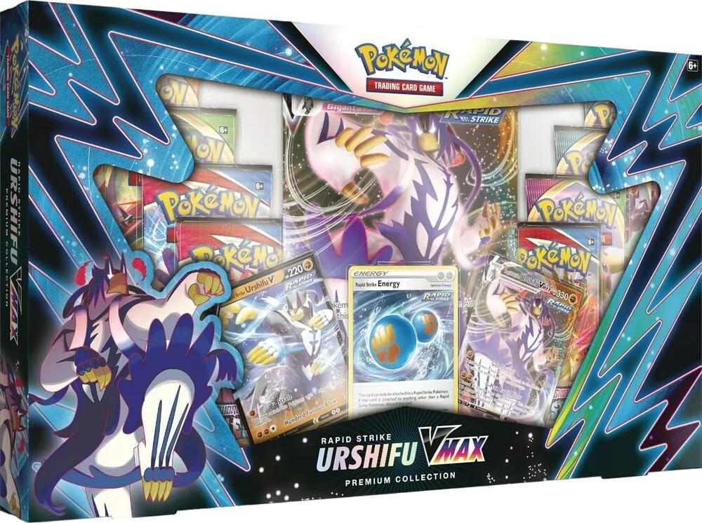 Rapid Strike Urshifu VMAX Premium Collection — SWSH08: Fusion Strike — Pokemon