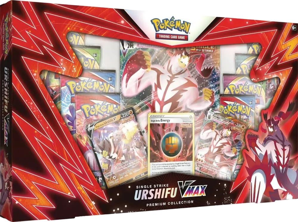 Single Strike Urshifu VMAX Premium Collection — SWSH08: Fusion Strike — Pokemon