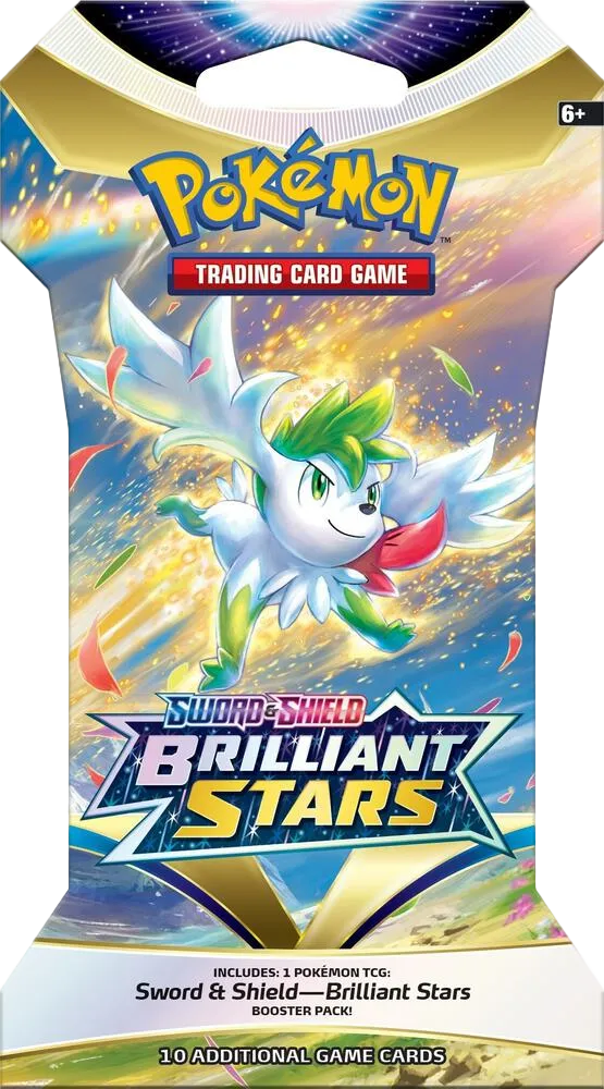 Brilliant Stars Sleeved Booster Pack — SWSH09: Brilliant Stars — Pokemon