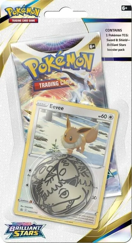 Brilliant Stars Single Pack Blister [Eevee] — SWSH09: Brilliant Stars — Pokemon