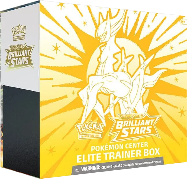 Brilliant Stars Pokemon Center Elite Trainer Box (Exclusive) — SWSH09: Brilliant Stars — Pokemon