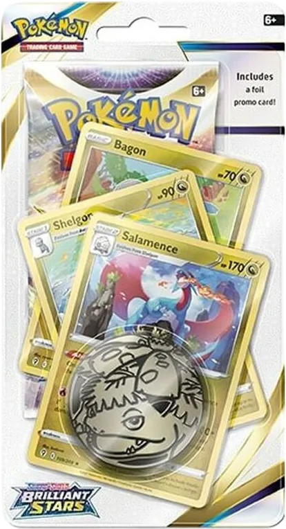 Brilliant Stars Premium Checklane Blister [Salamence] — SWSH09: Brilliant Stars — Pokemon