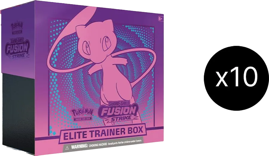 Fusion Strike Elite Trainer Box Case — SWSH08: Fusion Strike — Pokemon
