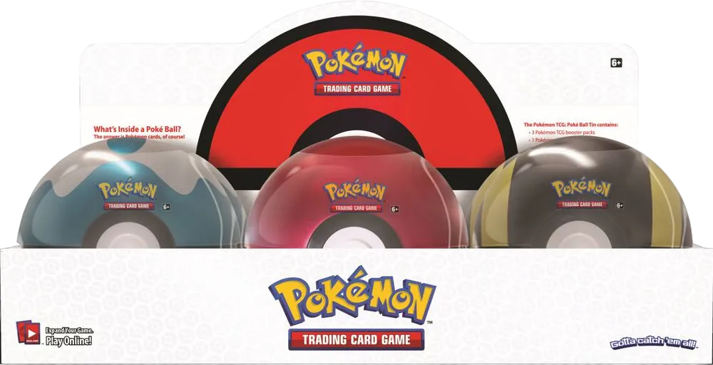 Poke Ball Tin Display (Q1 2020) — Miscellaneous Cards & Products — Pokemon