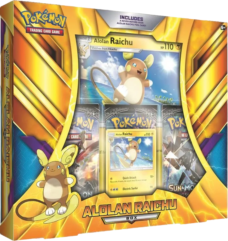 Coffret Raichu d'Alola — Miscellaneous Cards & Products — Pokemon